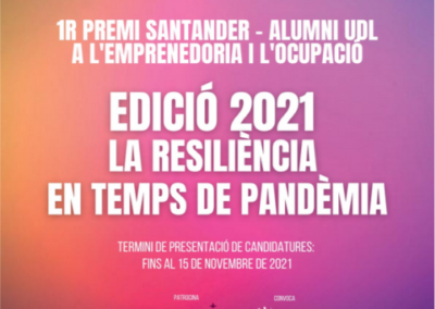 1r Premi Santander – Alumni UdL a l’Emprenedoria i l’Ocupació