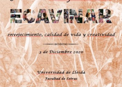 Jornada semipresencial Envejecimiento, calidad de vida y creatividad (Proyecto ECAVINAR)